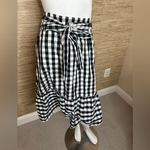 J Crew gingham skirt